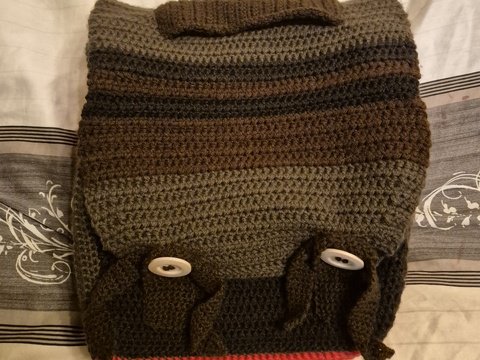 Tasche in Blockmuster