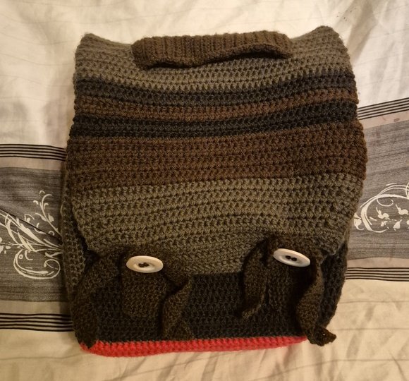 Tasche in Blockmuster