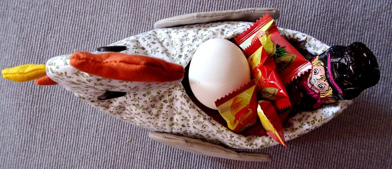 E-Book - Huhn Utensilo Korb Körbchen Osterkorb Osterkörbchen nähen