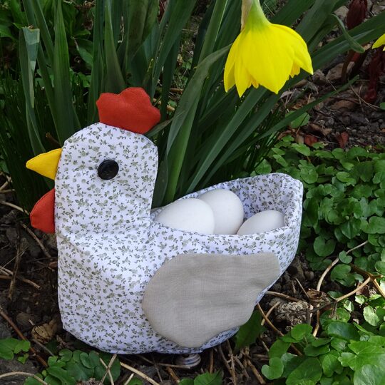 E-Book - Huhn Utensilo Korb Körbchen Osterkorb Osterkörbchen nähen