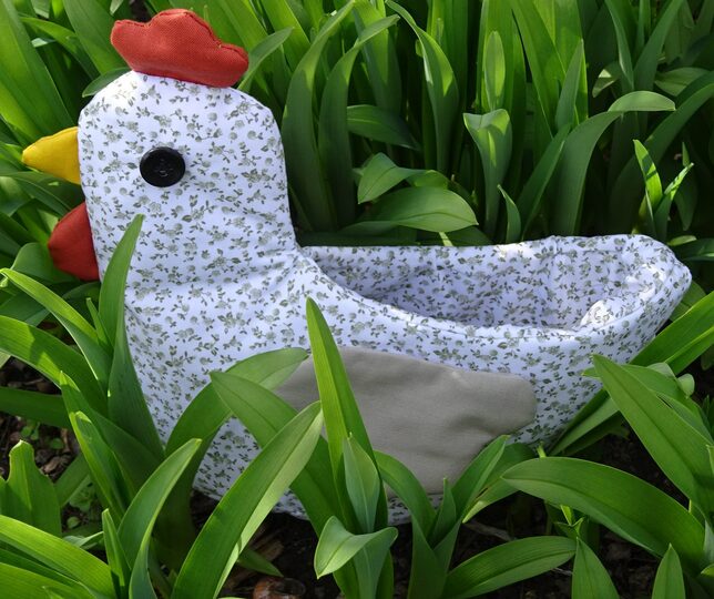 E-book - Sewing a Chicken-Shaped Storage Basket, Easter Baske English