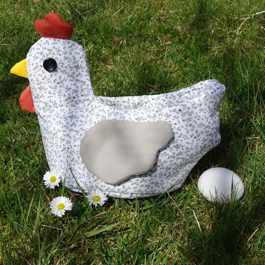E-book - Sewing a Chicken-Shaped Storage Basket, Easter Baske English