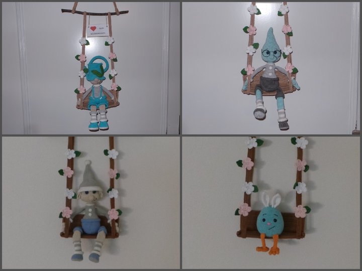 Häkelanleitung Amigurumi Schaukel