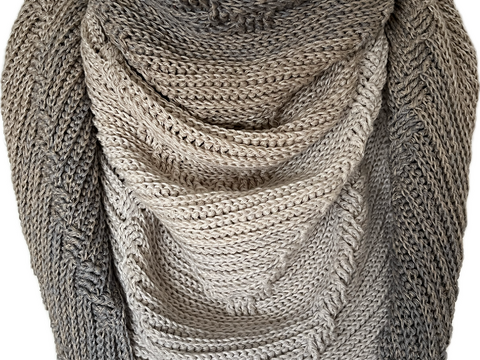 Anleitung für das Dreieckstuch NICE Companion