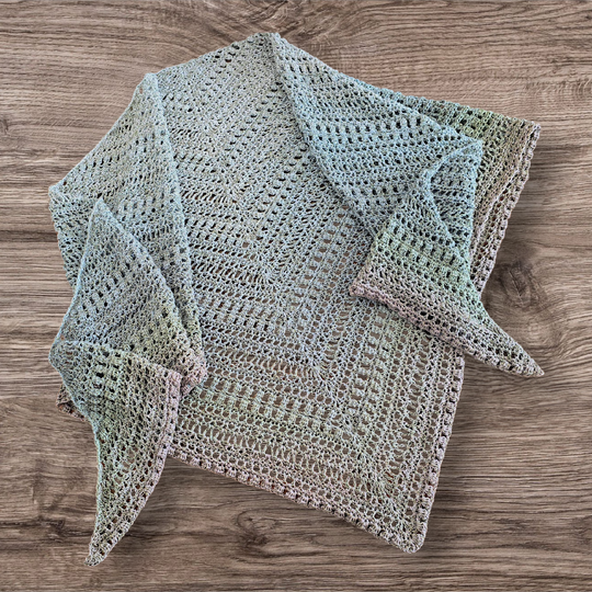 Häkelanleitung Tuch Freya (symmetrisch und asymmetrisch)