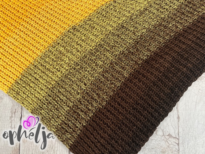 Häkelanleitung Dreieckstuch be striped (asymmetrisch)