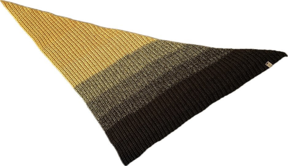 Anleitung Dreieckstuch BEE Striped