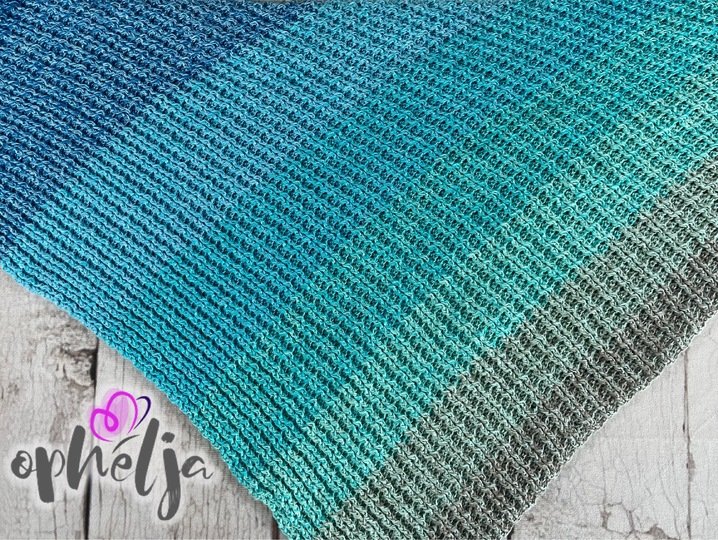 Anleitung Dreieckstuch BEE Striped