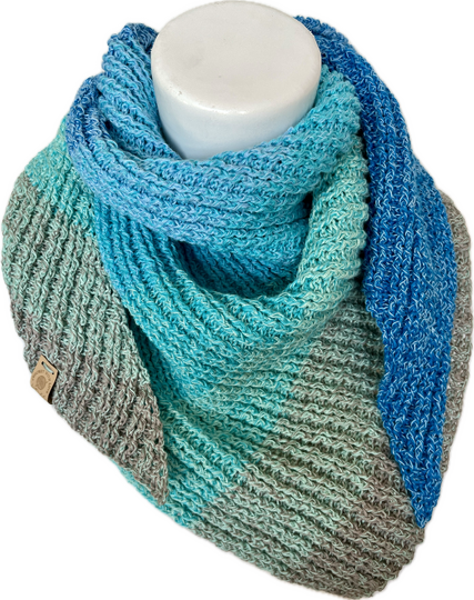 Anleitung Dreieckstuch BEE Striped