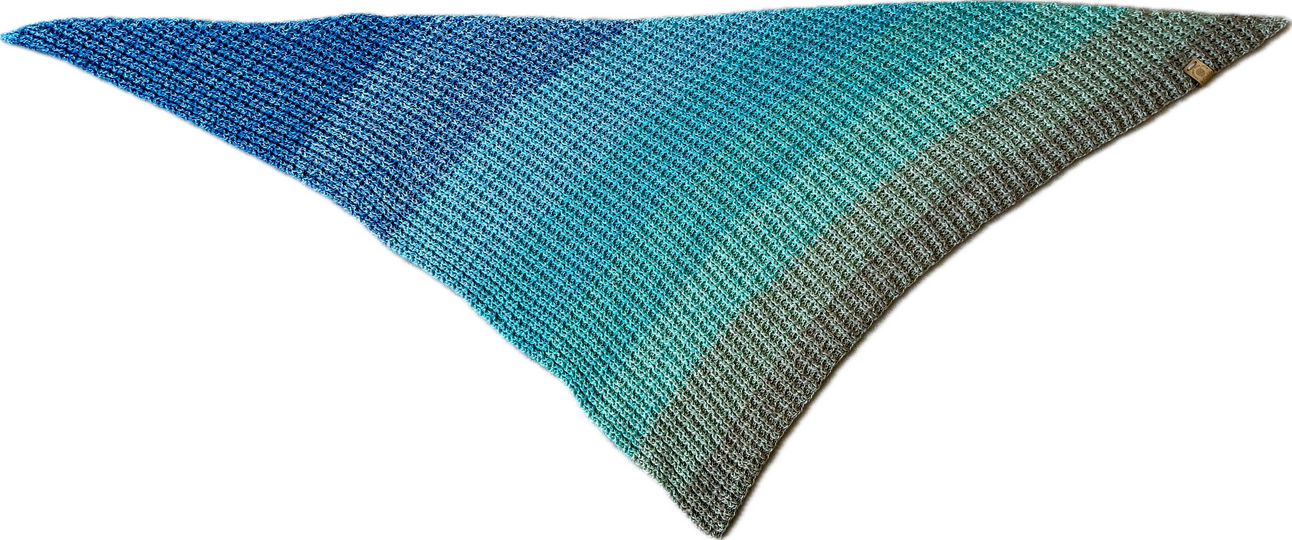 Anleitung Dreieckstuch BEE Striped