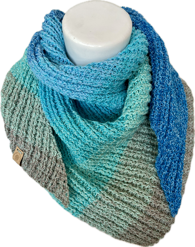 Anleitung Dreieckstuch BEE Striped