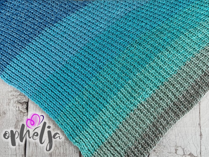 Häkelanleitung Dreieckstuch be striped (asymmetrisch)