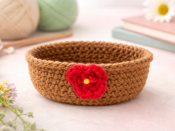 Häkelanleitung Mini Katze Organizer Amigurumi Stiftehalter DIY