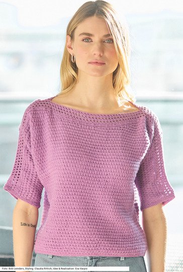 Halbarm-Fledermauspulli