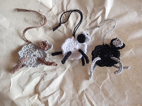 Fröhliche Lämmchen Osterdeko/Frühlingsdeko schnell häkeln, Anleitung PDF