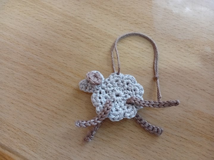 Fröhliche Lämmchen Osterdeko/Frühlingsdeko schnell häkeln, Anleitung PDF