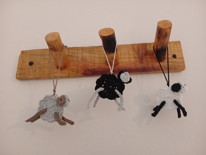 Fröhliche Lämmchen Osterdeko/Frühlingsdeko schnell häkeln, Anleitung PDF