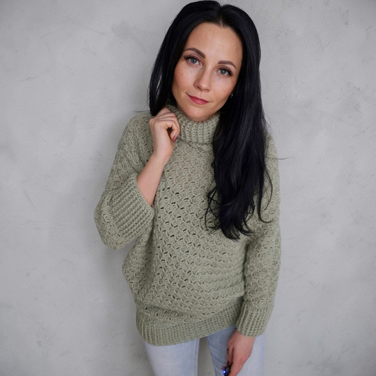 PDF Häkelanleitung C2C Pullover - alle Größen, auch für Kinder geeignet