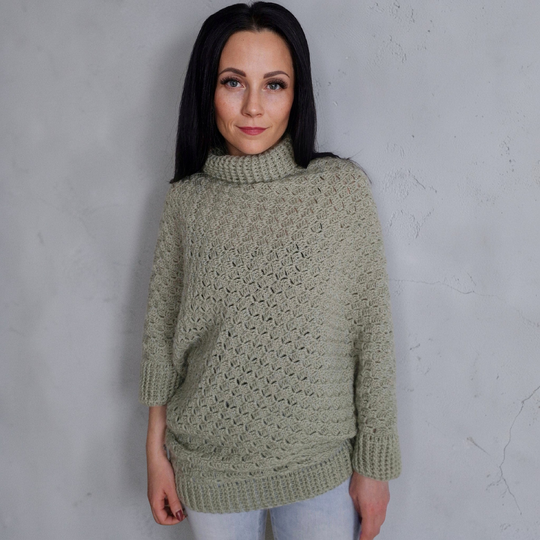 PDF Häkelanleitung C2C Pullover - alle Größen, auch für Kinder geeignet