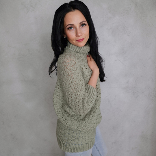 PDF Häkelanleitung C2C Pullover - alle Größen, auch für Kinder geeignet