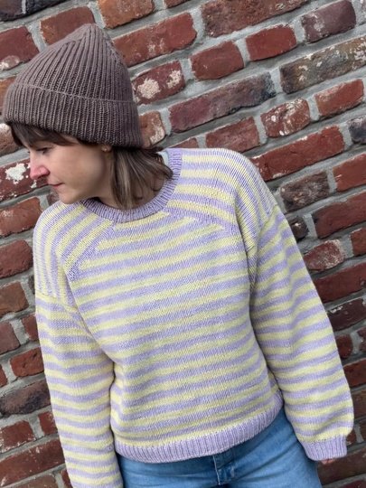 VERSA sweater, Knitting pattern, top down sweater, XS-5XL
