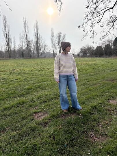 VERSA sweater, Knitting pattern, top down sweater, XS-5XL