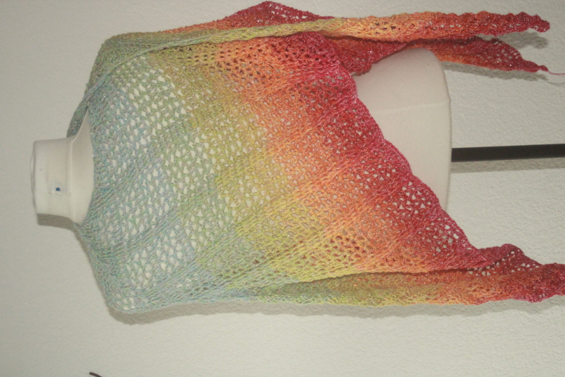 Crocheted Triangle Shawl - Intermediate / Advanced Beginners