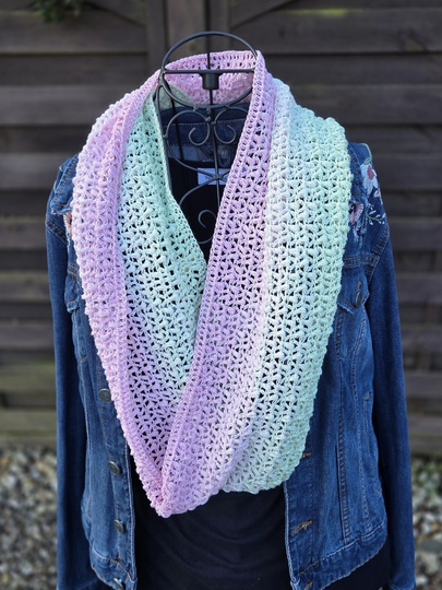 Schal Mad Pearls - Häkelanleitung trendiger Sommerschal