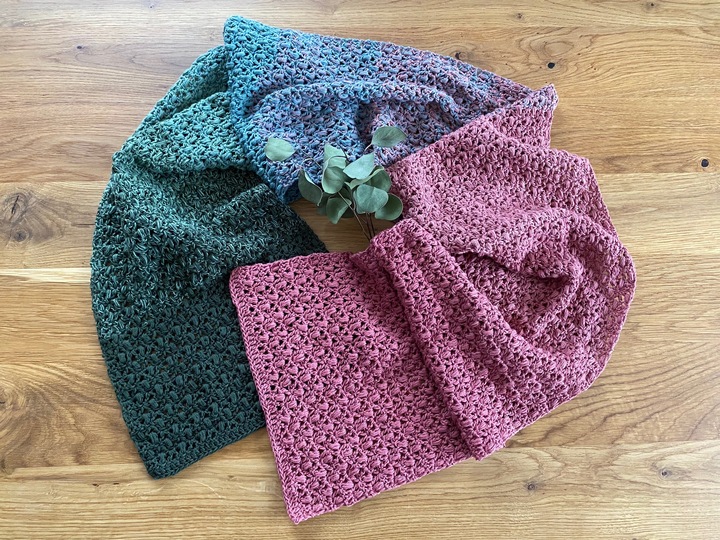 Schal Mad Pearls - Häkelanleitung trendiger Sommerschal