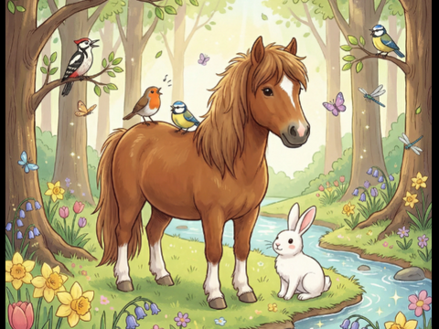 Themenset – Lucky und die Waldtiere