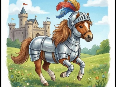 Themenset – Lucky als Ritter