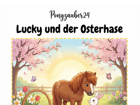 Bilderbuchgeschichte - Lucky und der Osterhase