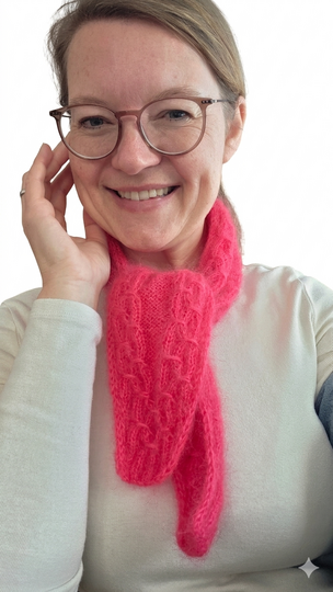 Strickanleitung: Thea Scarf - Schal, Stola, Tuch, Minituch, Miniscarf