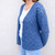 Leichte Sommerjacke stricken | Cardigan Eileen Lochmuster
