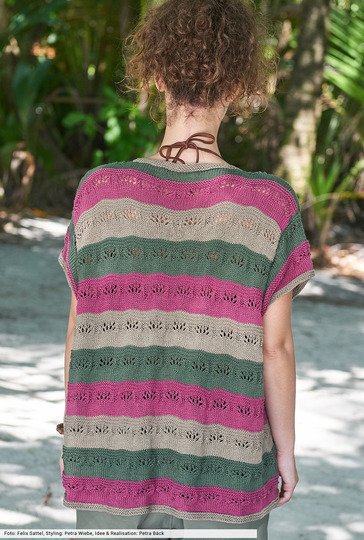 Gestreifte Weste