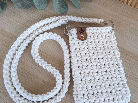 Handytasche Häkelanleitung, Smartphone-Tasche inkl. Gurt