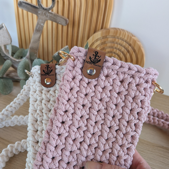 Handytasche Häkelanleitung, Smartphone-Tasche inkl. Gurt