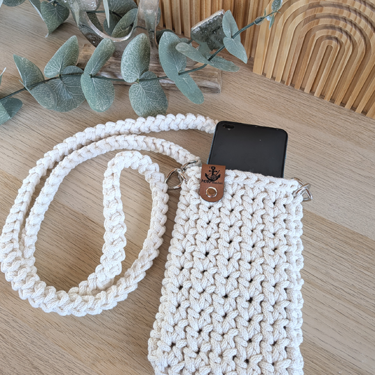 Handytasche Häkelanleitung, Smartphone-Tasche inkl. Gurt