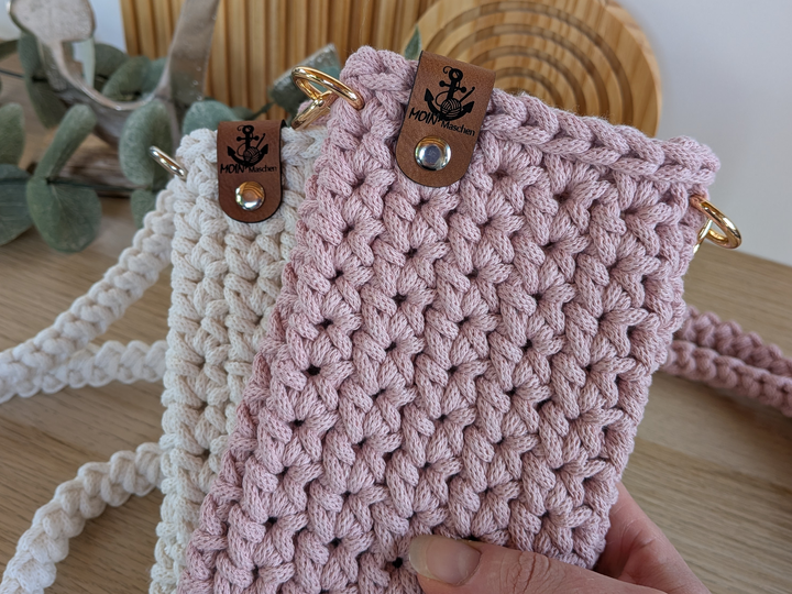 Handytasche Häkelanleitung, Smartphone-Tasche inkl. Gurt