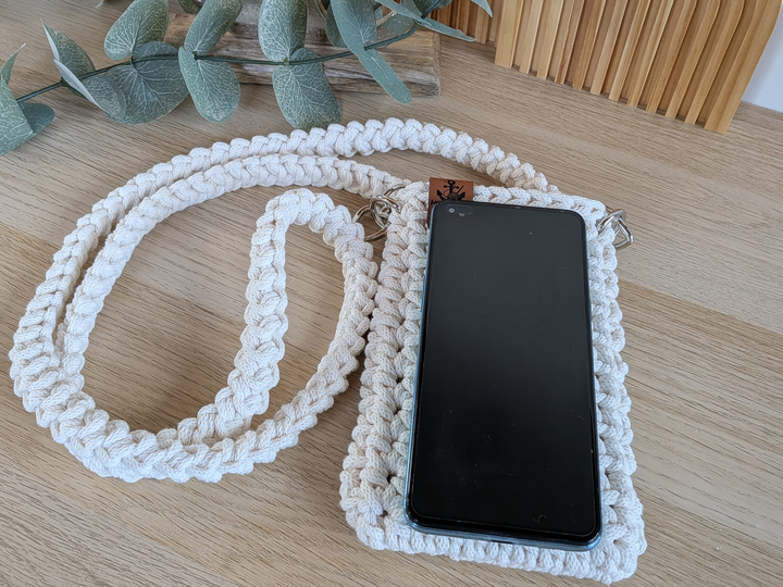 Handytasche Häkelanleitung, Smartphone-Tasche inkl. Gurt