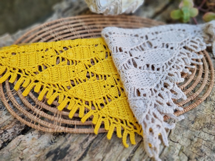 H6 Häkelanleitung für ein Kopftuch / Bandana „Fisch“