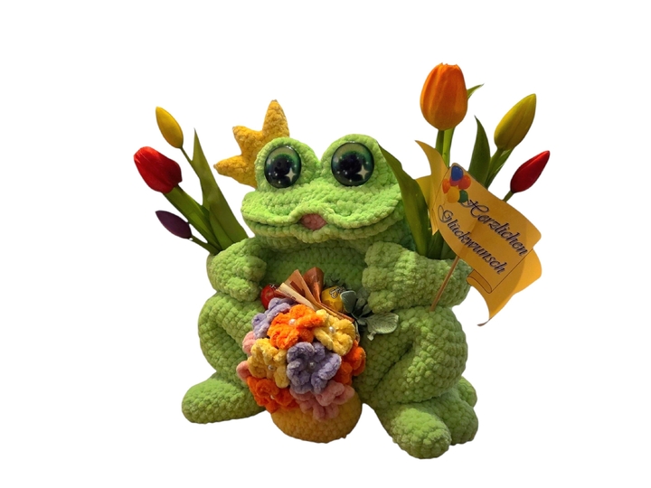Crochet Pattern: Frog Organizer – Pen Holder, Door Decoration & Gift Idea