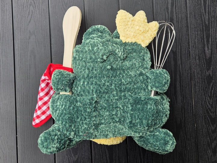 Crochet Pattern: Frog Organizer – Pen Holder, Door Decoration & Gift Idea