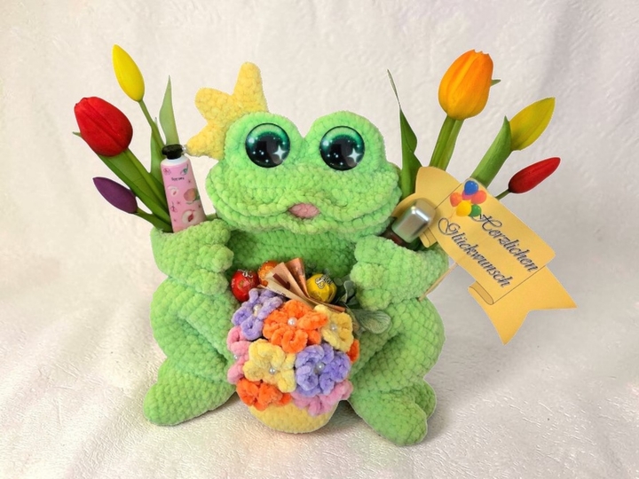 Crochet Pattern: Frog Organizer – Pen Holder, Door Decoration & Gift Idea