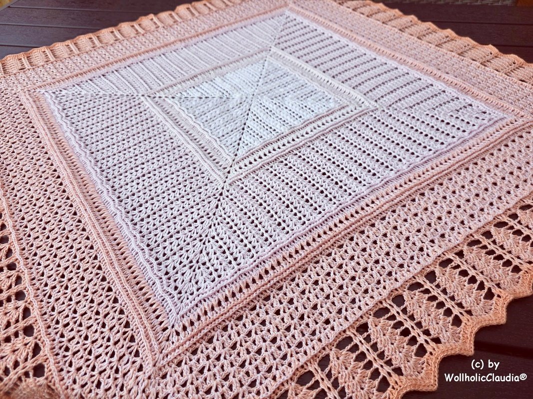 Häkelanleitung - Mitteldecke/ Tischdecke "Lufthauch" - Bild 4