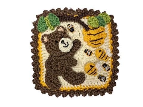 Granny Square Bear crochet