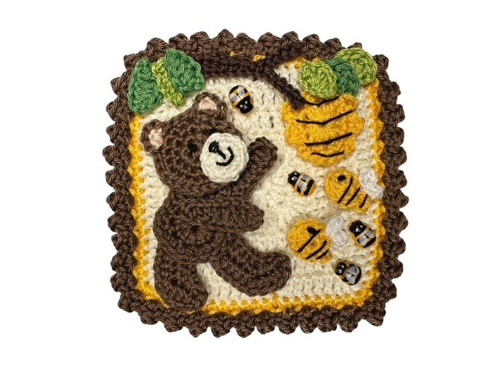 Granny Square Bear crochet