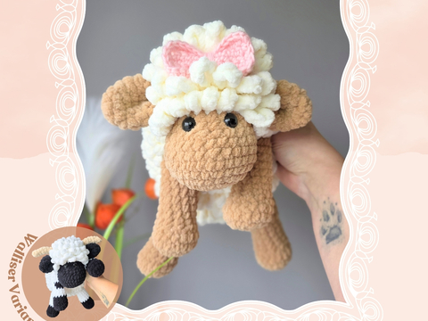 Häkelanleitung Schaf Baabaa - Mittlere Größe - Anfängergeeignet