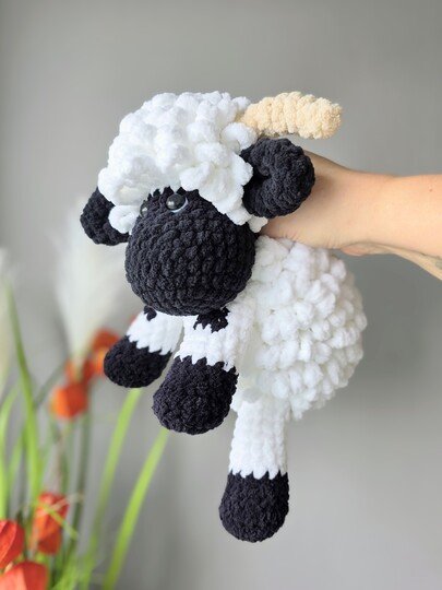 Häkelanleitung Schaf Baabaa - Mittlere Größe - Anfängergeeignet