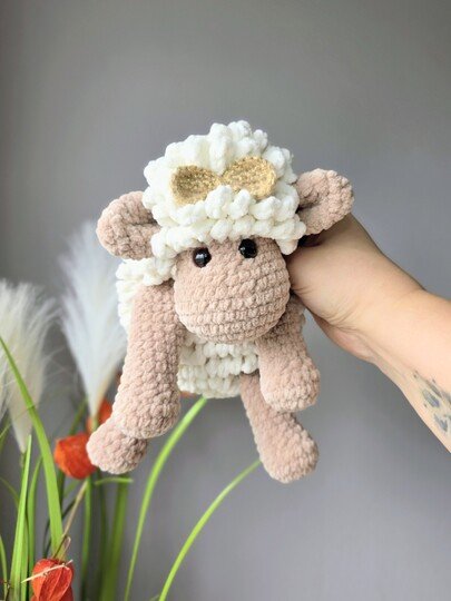 Häkelanleitung Schaf Baabaa - Mittlere Größe - Anfängergeeignet